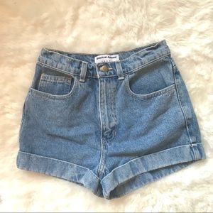 American Apparel Denim Shorts